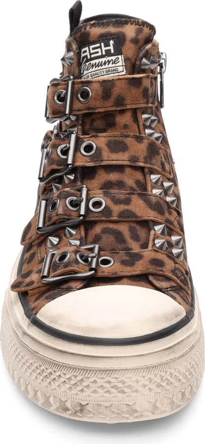 Rainbow Studs High Top Platform Sneaker - Image 4