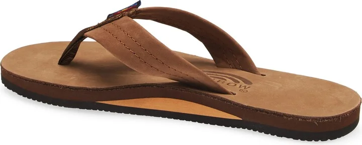 Rainbow Wide Strap Flip Flop - Image 2
