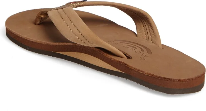 Rainbow Wide Strap Flip Flop - Image 8