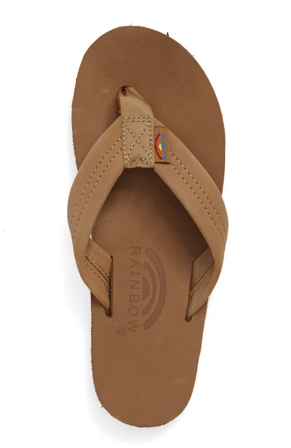Rainbow Wide Strap Flip Flop - Image 9