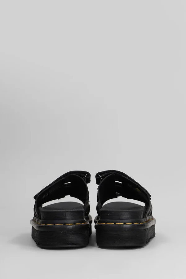 Raine Slide Slipper-mule In Black Leather - Image 4