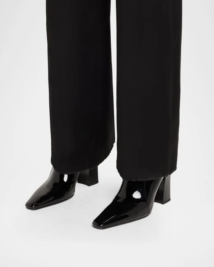 Rainer Patent Leather Booties - Image 3