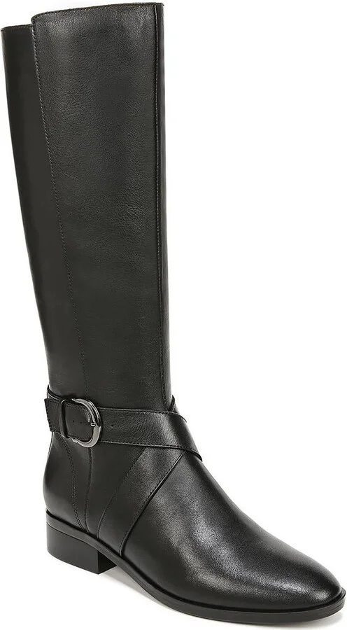 Raisa Womens Leather Knee-High Boots