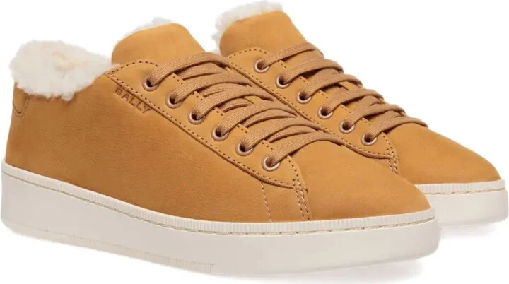 Raise leather shearling-lined sneakers - Image 2