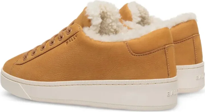 Raise leather shearling-lined sneakers - Image 4