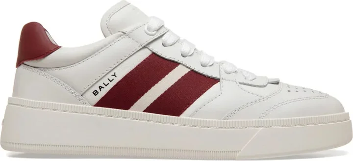 Raise leather sneakers