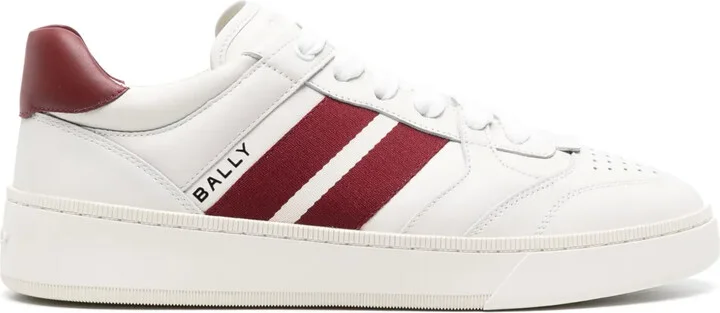 Raise leather sneakers