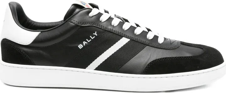 Raise leather sneakers