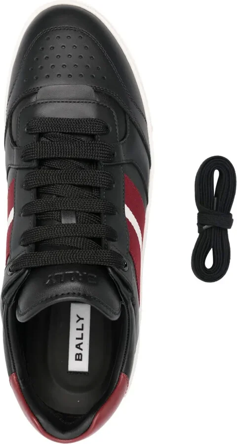 Raise logo-print leather sneakers - Image 4