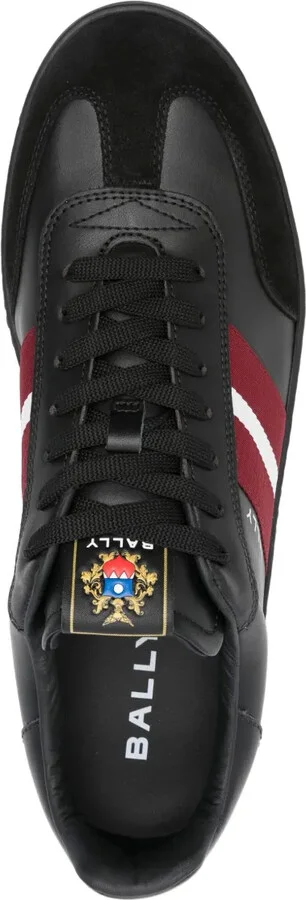 Raise stripe-detail leather trainers - Image 4