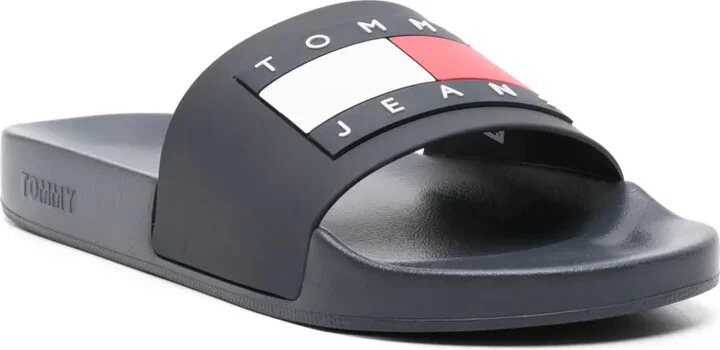 Raised-Logo Open-Toe Slides - Image 2