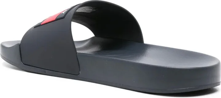 Raised-Logo Open-Toe Slides - Image 3