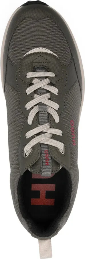 Raised-Logo Panelled Sneakers - Image 4