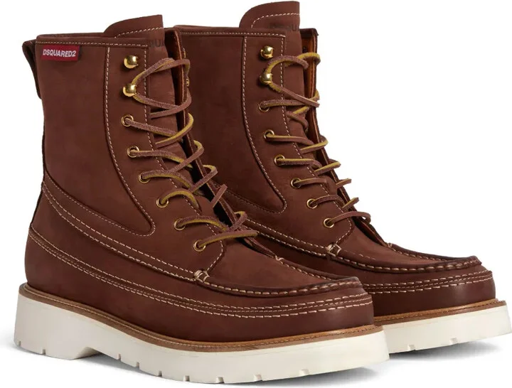 Raised-Seam Leather Boots - Image 2
