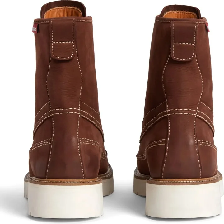 Raised-Seam Leather Boots - Image 3