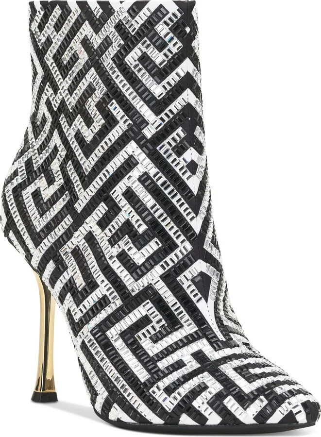 Rakima 3 Womens Embellished Pointed Toe Booties