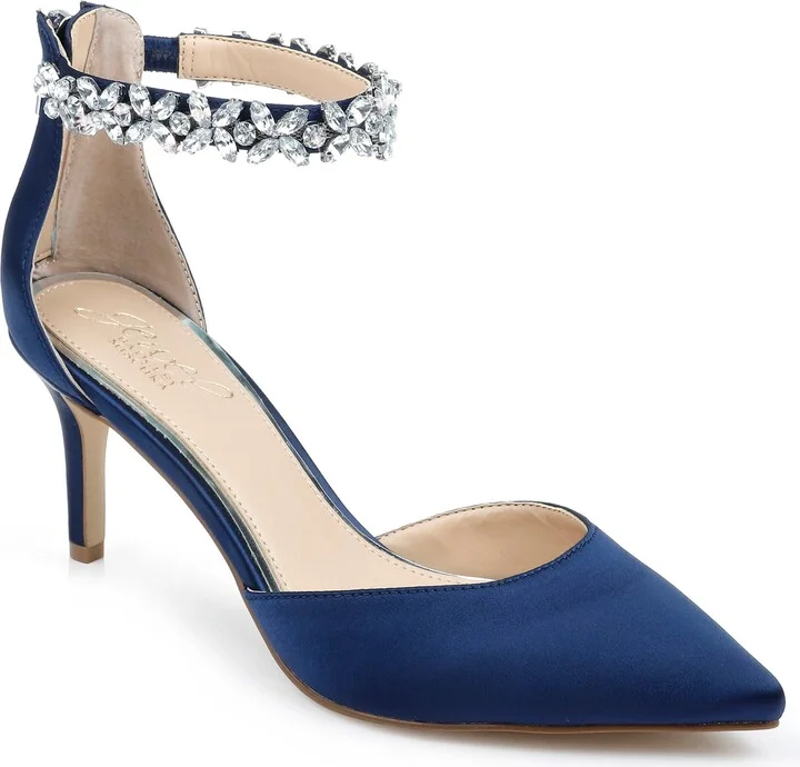 Navy Satin
