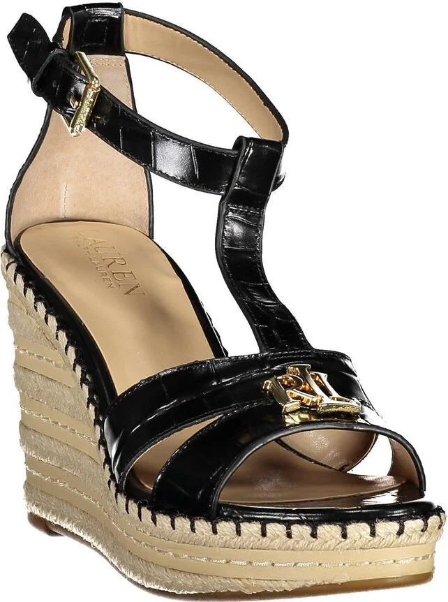 Ralph Lauren Black Polyester Women's Sandal - Image 2