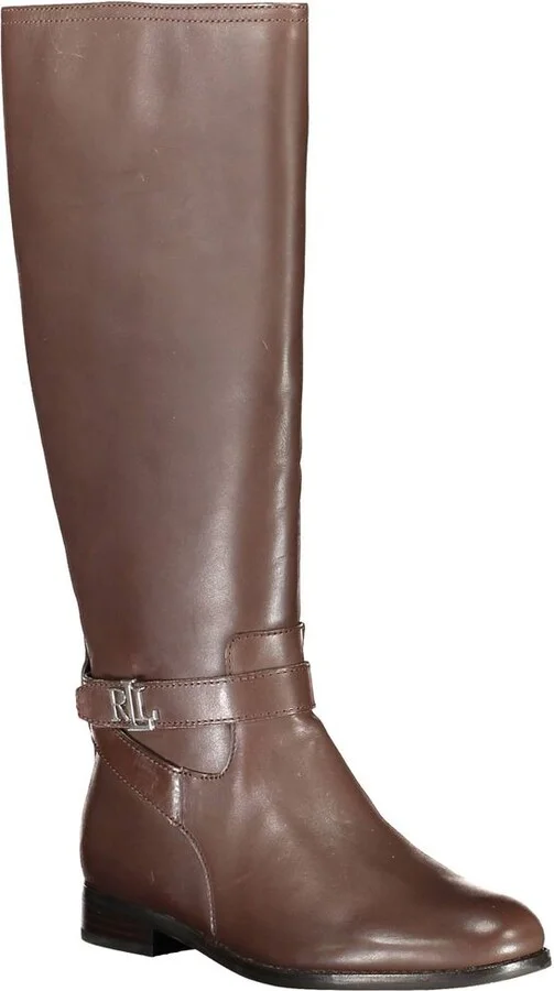 Ralph Lauren Brown Leather Women Women's Boot - Image 2