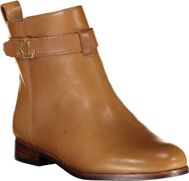 Ralph Lauren Brown Leather Women Women's Boot - Image 2