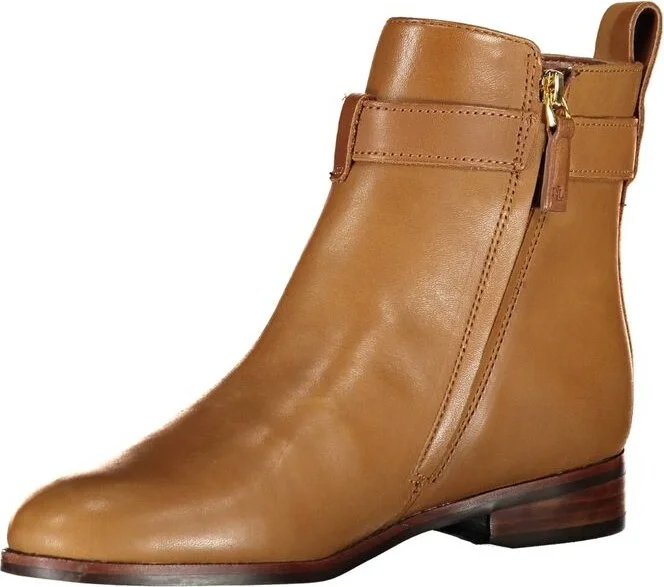 Ralph Lauren Brown Leather Women Women's Boot - Image 3