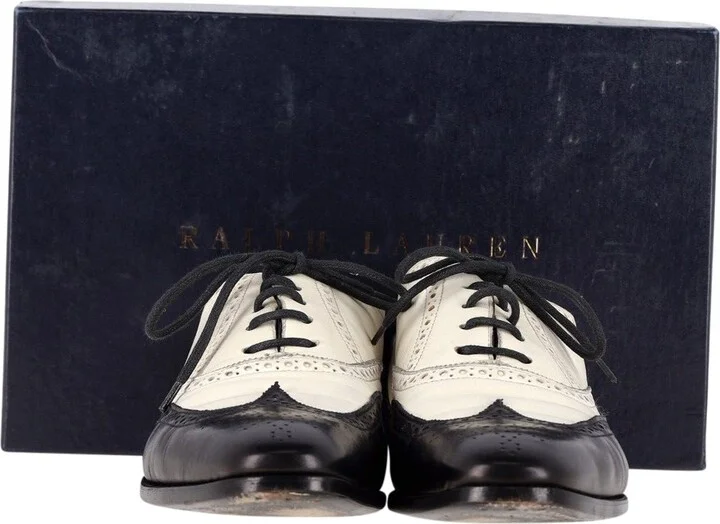 Ralph Lauren Collection Brogues in White Leather