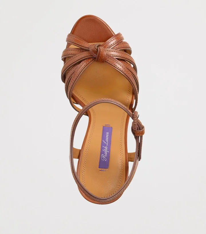 Ralph Lauren Collection Leather Kieran Sandals 100 - Image 4