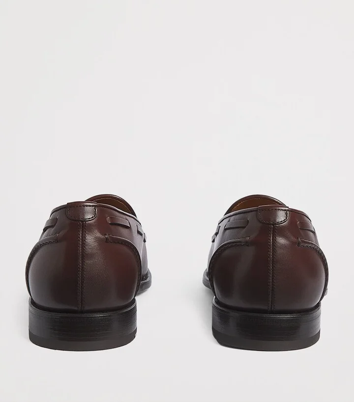 Ralph Lauren Purple Label Leather Tasselled Loafers - Image 4