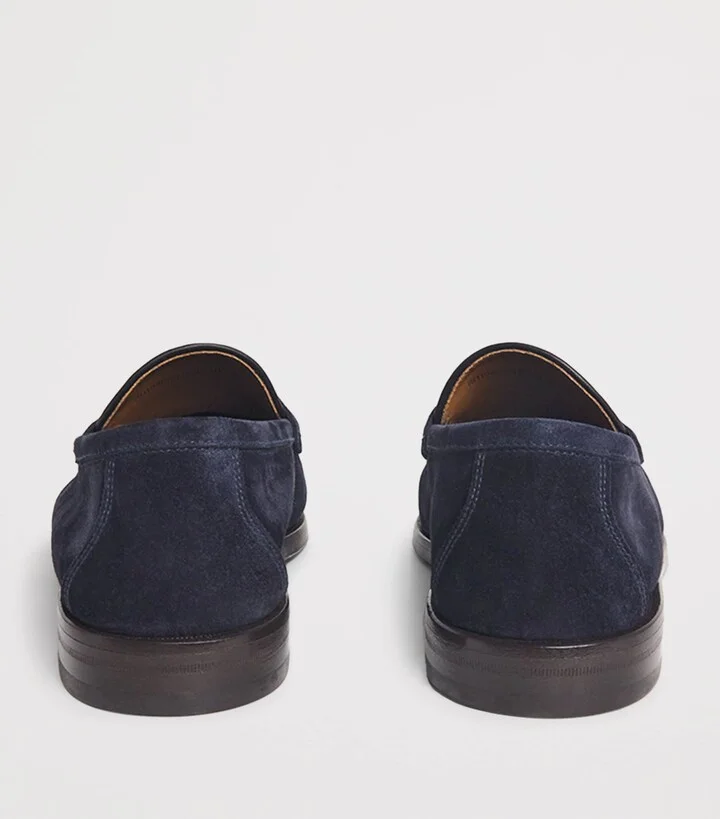 Ralph Lauren Purple Label Suede Bolden Loafers - Image 4