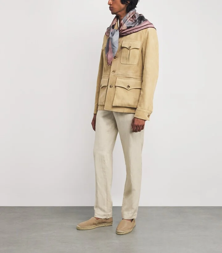 Ralph Lauren Purple Label Suede Collins Espadrilles - Image 6