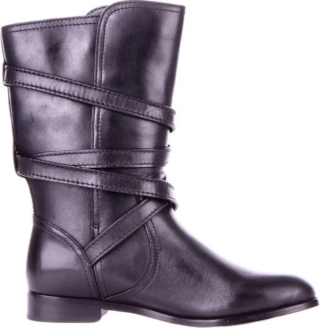Ralph Lauren Strap Detailed Boots