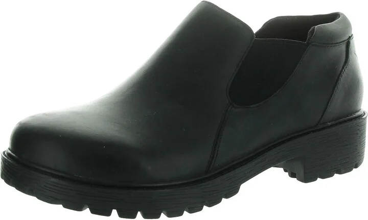 Ram-7582 Mens Lugged Sole Leather Slip-on Shoes