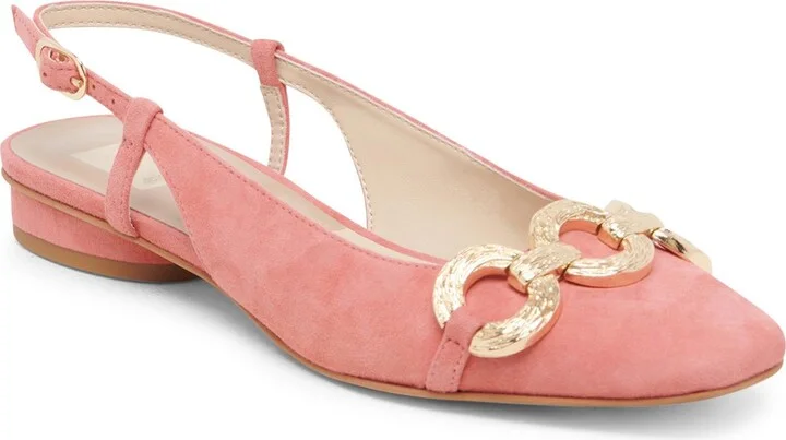 Ramano Womens Adjustable Leather Slingbacks