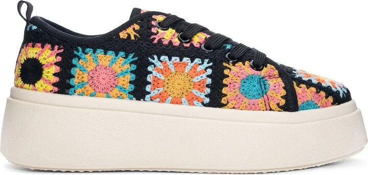 Rambling Crochet Platform Sneaker - Image 9