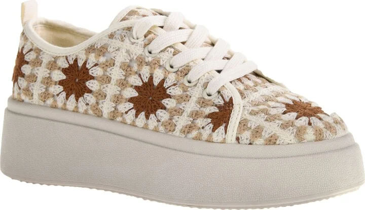 Rambling Crochet Platform Sneaker