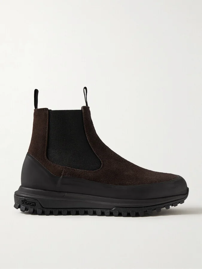 Ramon Rubber-Trimmed Suede Chelsea Boots