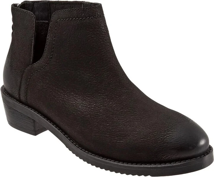 Ramona Womens Leather Chelsea Ankle Boots