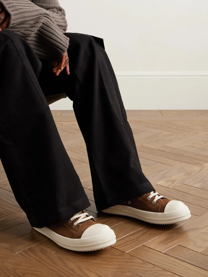 Ramones Rubber-Trimmed Leather Sneakers - Image 2
