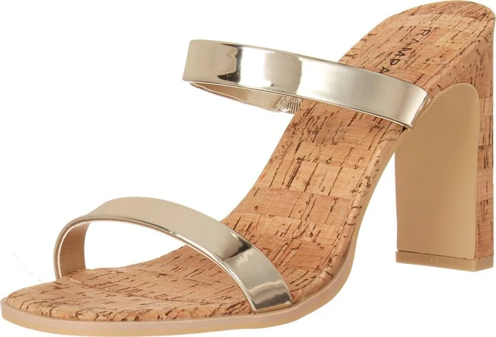 Rampage Women's Jolene Heeled Mule Sandal