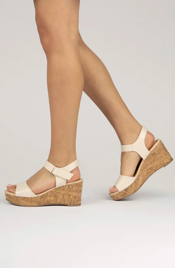 Ranae Platform Wedge Cork Sandal - Image 8