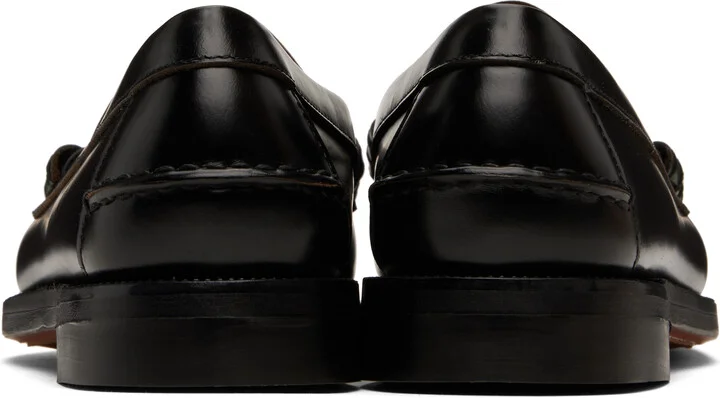 Random Identities Black & Green Sebago Edition Double Penny Dan Loafers - Image 2