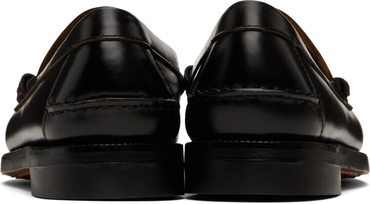 Random Identities Black & Red Sebago Edition Double Penny Dan Loafers - Image 2