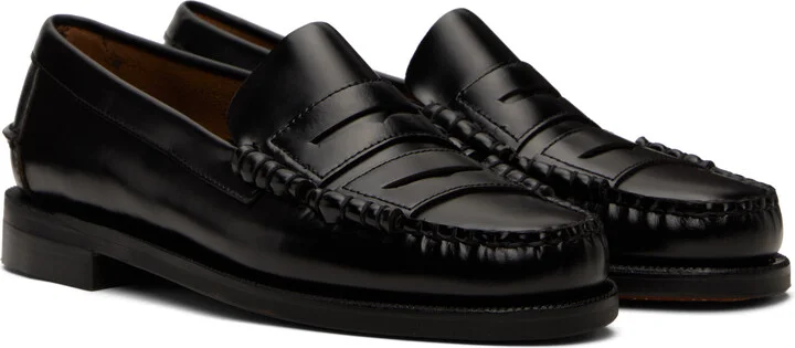 Random Identities Black Sebago Edition Double Penny Dan Loafers - Image 4