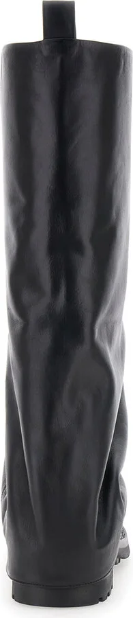 'ranger' Black Leather Boots Woman - Image 4