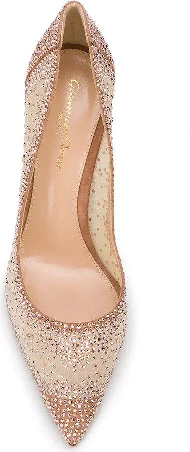 Rania 105mm rhinestone pumps - Image 4