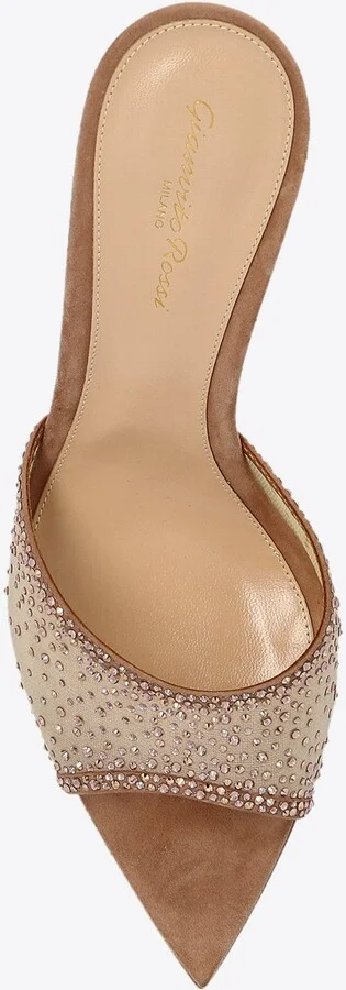 Rania 85 Crystal Embellished Mules - Image 3