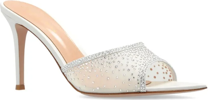 Rania 85mm leather sandals - Image 2
