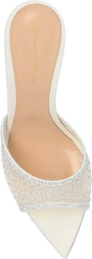 Rania 85mm leather sandals - Image 4