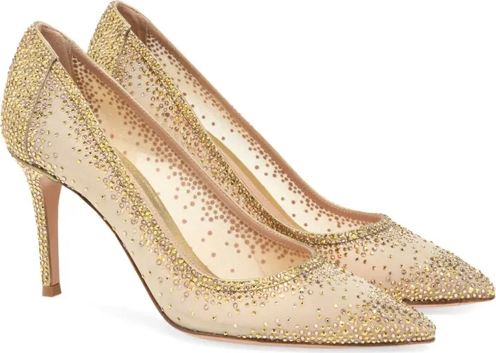 Rania 85mm rhinestone pumps - Image 2