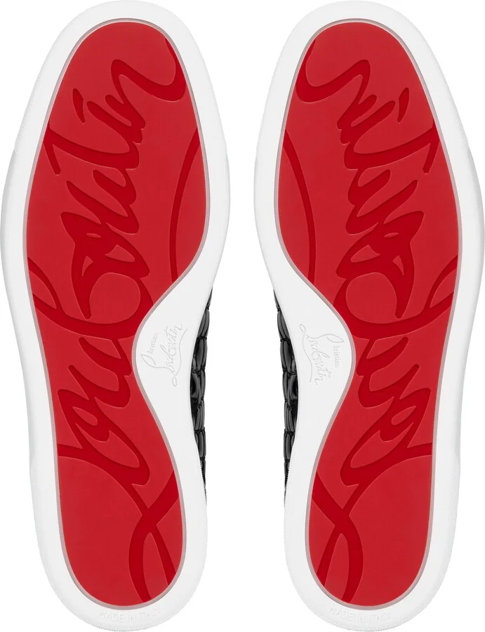 Rantulow Orlato Croc Embossed Patent Leather Sneaker - Image 4